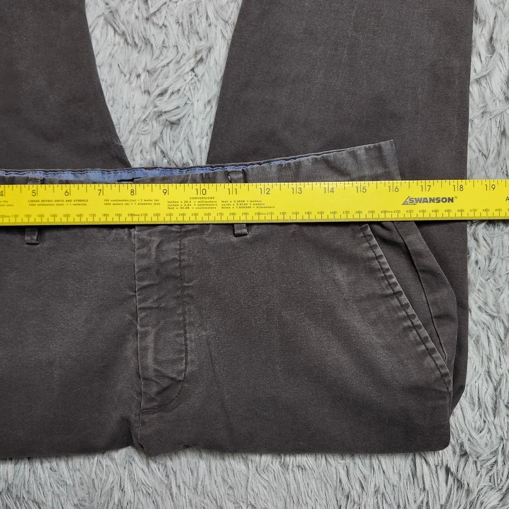 Banana Republic Mason Chino Pants Mens 32x28‎ Gray Casual Stretch Cotton Blend
